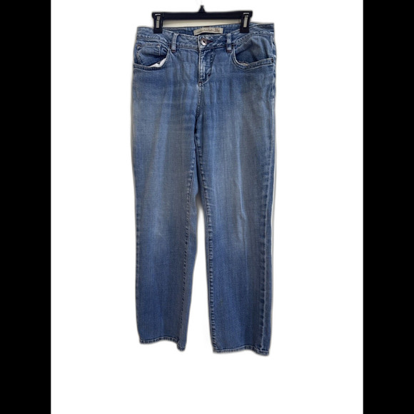 Christopher Blue Jeans Pants Womens 10 Blue Denim Stretch Leg Med Wash - Picture 1 of 10
